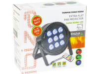 Ibiza Projector Par c/ 9 Leds 6W RGBW DMX Ibiza Projector Par c/ 9 Leds 6W RGBW DMX